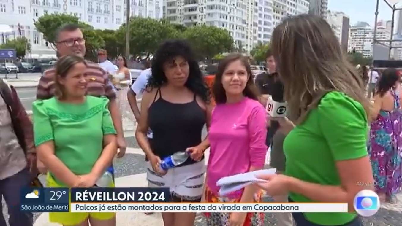 Repórter da Globo é “vítima” de jovem sincerona em entrevista ao vivo