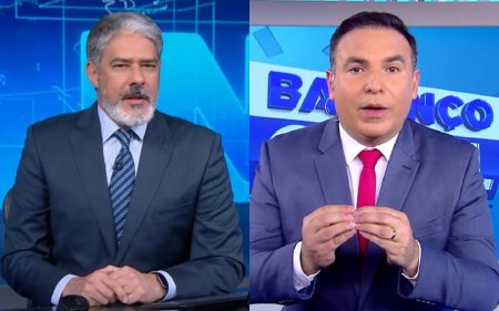 Criminosos usam imagens de William Bonner e Reinaldo Gottino e aplicam golpe
