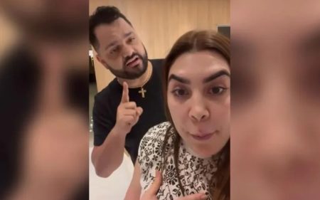 Vídeo mostra ex-marido de Naiara Azevedo tomando atitude agressiva em confusão do casal