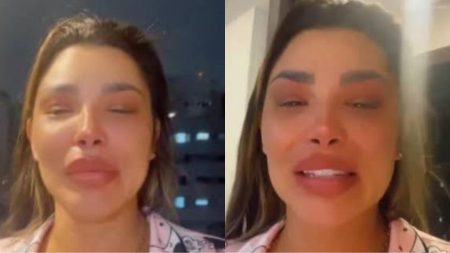 Jenny Miranda surge aos prantos, assusta fãs e é levada ao hospital
