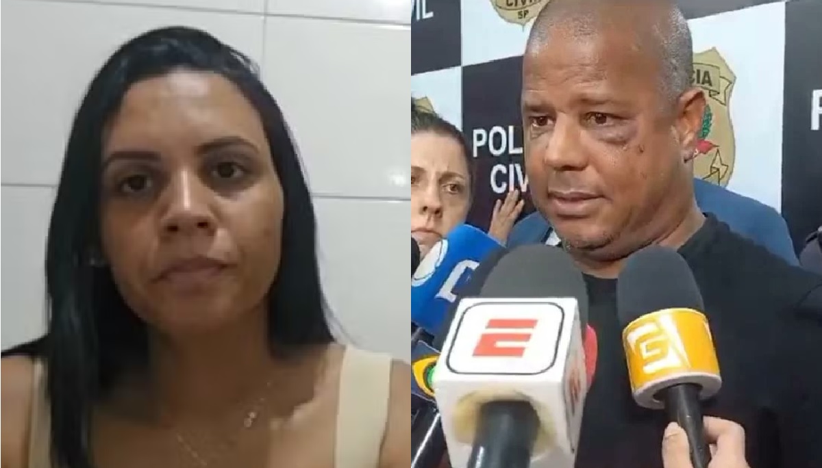 Marcelinho Carioca e Taís Alcântara