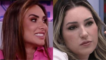 Nicole Bahls deixa ex-BBB Amanda completamente sem graça com pergunta ao vivo: “E o Sapato?”