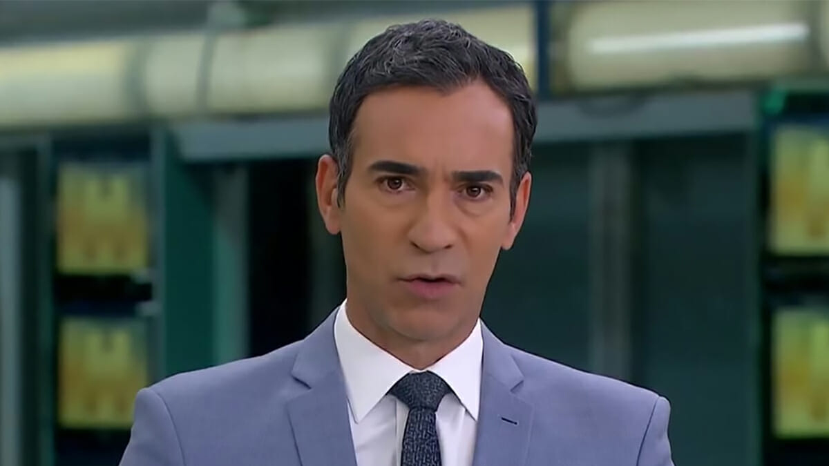 Por que César Tralli não está apresentando telejornais na Globo e na GloboNews?