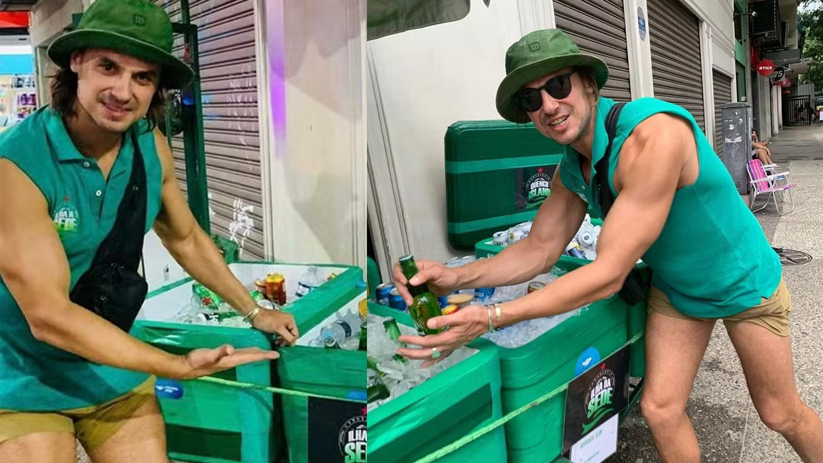 Daniel Erthal reage à atitude de fãs após ser flagrado vendendo cerveja no Rio