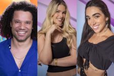 Yasmin Brunet, Maycon e Giovanna são os emparedados da semana (Imagem: Reprodução - Globo / Montagem - RD1)