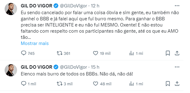 Post de Gil do Vigor