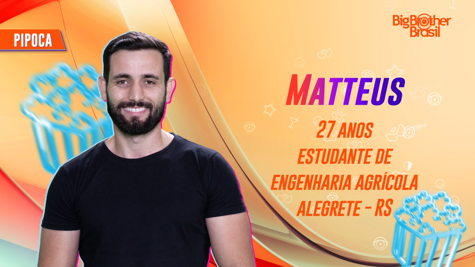 Matteus é mais um nome revelado no BBB 2024 (Imagem: Divulgação/ Globo)