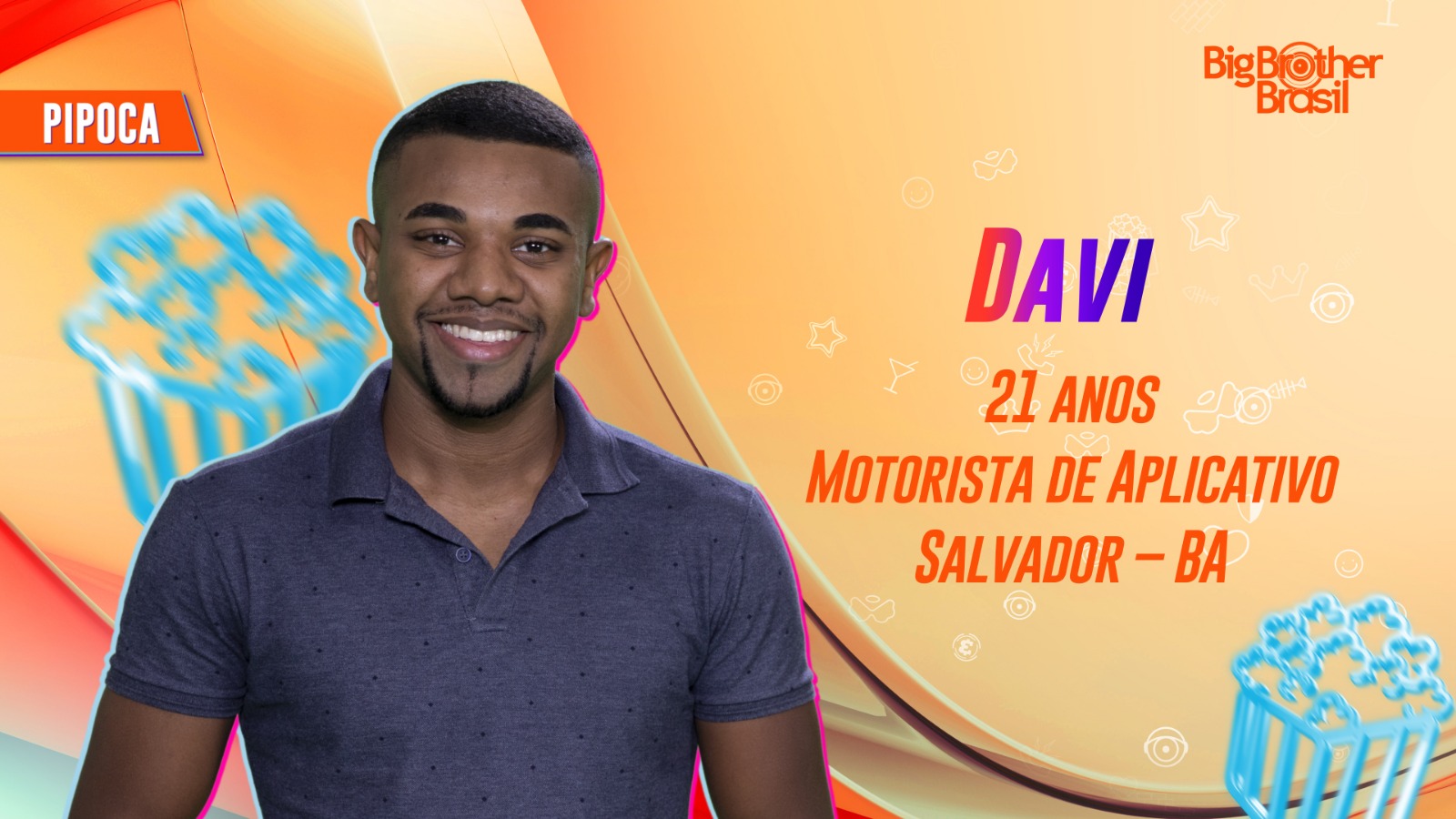 Davi é o novo participante do BBB 2024 (Imagem: Divulgação/Globo)