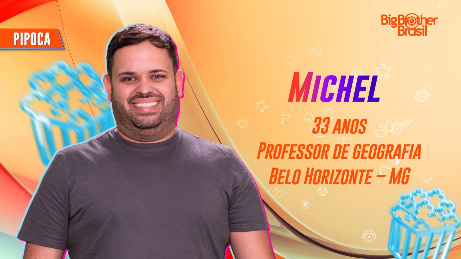 Michel é o novo participante do BBB 2024 (Imagem: Divulgação/ Globo)