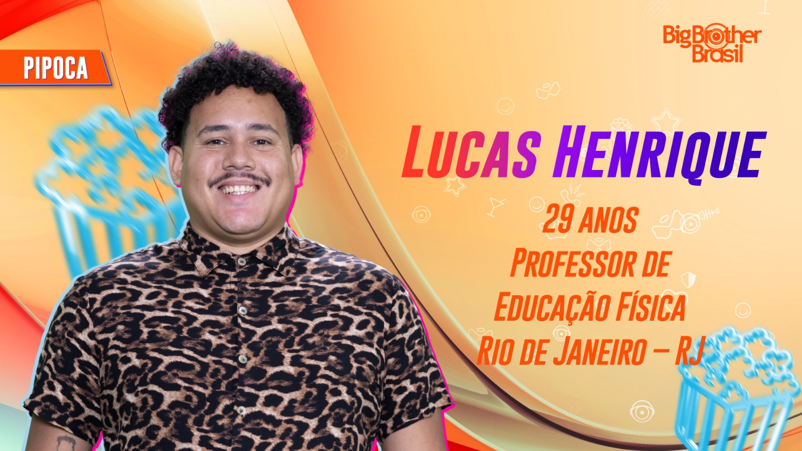 Luis Henrique é o novo participante do BBB 2024 (Imagem: Divulgação/ Globo)
