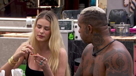 Yasmin Brunet reclama de fome na Xepa e ouve comentário polêmico de Rodriguinho no BBB 2024: “Come tanto”