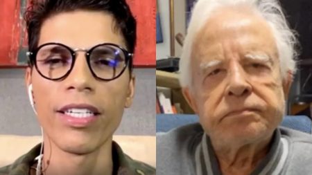 Esposa de Cid Moreira se manifesta após filho do jornalista o acusar de crimes