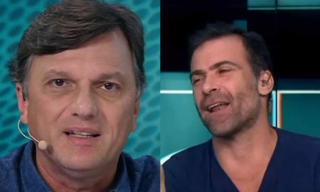Thiago Asmar leva voadora de Mauro Cezar após brincadeira na Jovem Pan e se enfurece: “Comigo não!”