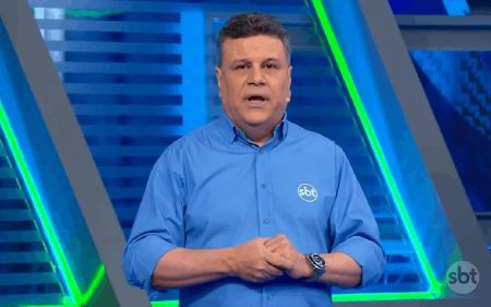 5 meses após a chegada de Cleber Machado, Teo José rompe com o SBT