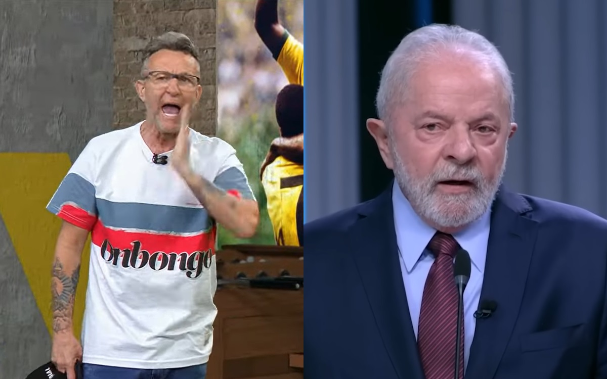 Ao vivo na Band, Craque Neto critica monopólio da Globo no Brasileirão e manda recado a Lula