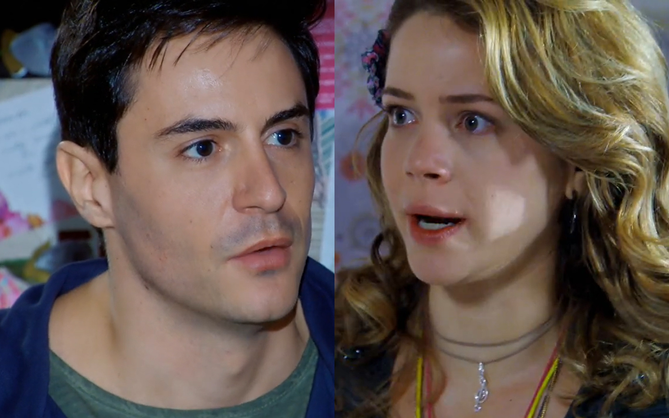 Rosário fica desesperada após flagra de Inácio e tenta se explicar em Cheias de Charme