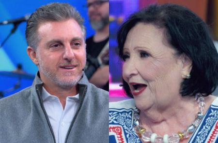 Luciano Huck sai do roteiro no Domingão e defende Dona Déa de ataques: “Não aceito!”