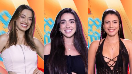 Início da semana turbo! Giovanna, Fernanda e Beatriz estão no paredão do BBB 2024