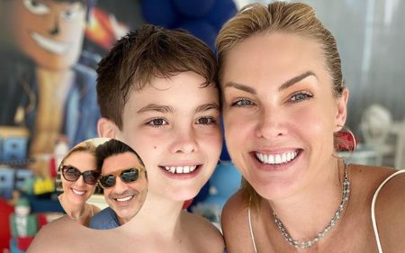 Ana Hickmann celebra aniversário do filho em festa com Edu Guedes e repercute na web