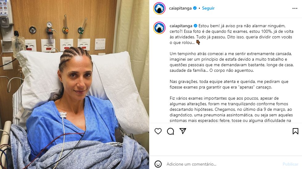 Post de Camila Pitanga