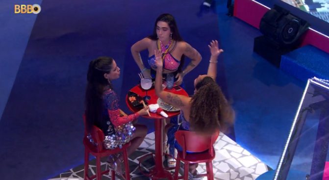 Fernanda, Pitel e Giovanna no BBB 2024