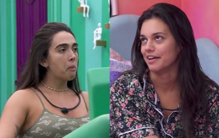 BBB 2024: Giovanna vê do quarto do Líder atitude de sister e rasga o verbo: “Pé sujo!”