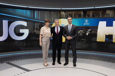 Globo divulga as primeiras imagens do novo estúdio do Jornal Hoje, Jornal da Globo e Hora 1