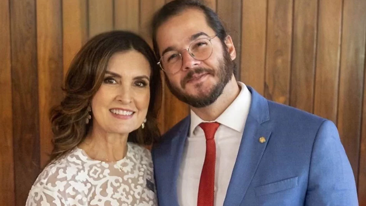 Túlio Gadêlha e Fátima Bernardes