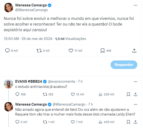 Post de Wanessa Camargo