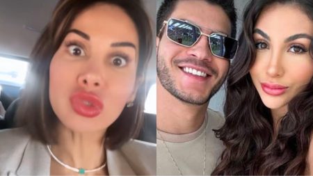 Maíra Cardi chama Thiago Nigro de pai da sua filha e namorada de Arthur Aguiar dá alfinetada
