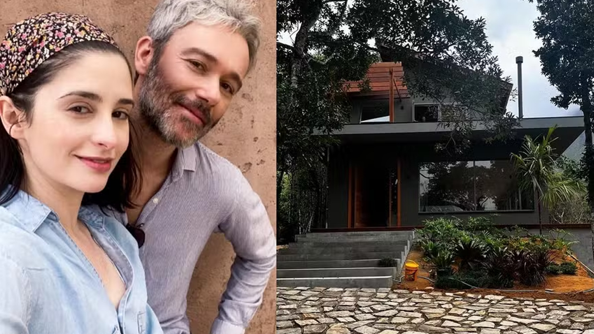 Quem são os atores que finalizaram construção da casa dos sonhos após 4 anos no Rio?