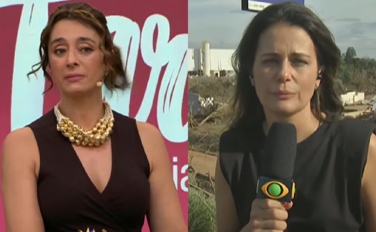 Cátia Fonseca e Adriana Araújo se emocionam com imagens de tragédia no RS: “Ajude, por favor”