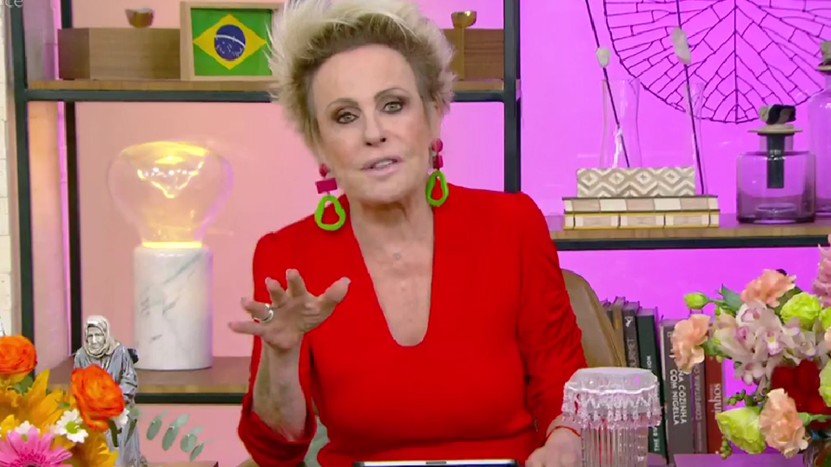 Áudio vaza e mostra Ana Maria Braga dando bronca em equipe da Globo