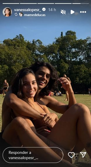 Post de Vanessa Lopes e Lucas Mamede