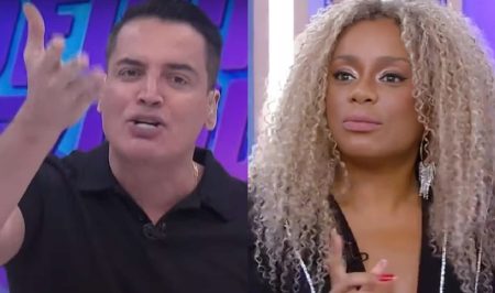 Leo Dias e Cariúcha trocam farpas ao vivo no SBT sobre o caso Ana Hickmann