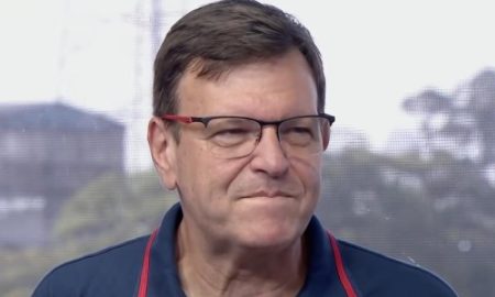 Na Band, Sergio Mauricio faz piada após Mariana Becker noticiar incêndio na Fórmula 1