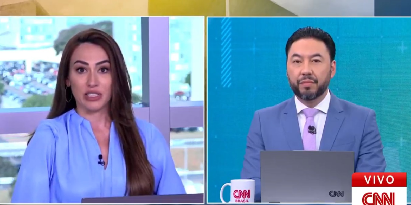 Âncora da CNN Brasil encerra telejornal chorando e entrega momento triste de colega