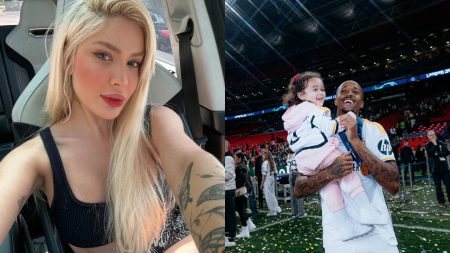 Karoline Lima reage após vídeo de Éder Militão com filha: “Mais que obrigação”