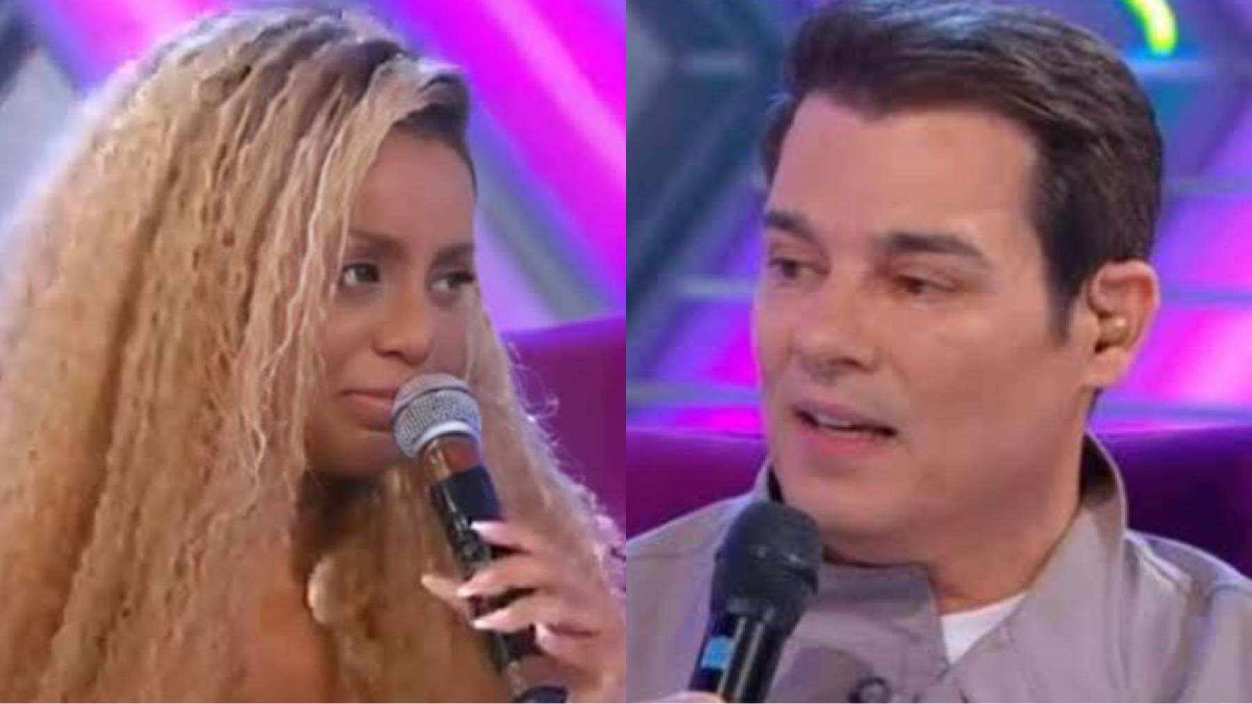 Cariúcha erra ao vivo e Celso Portiolli reage no SBT: “De novo?”