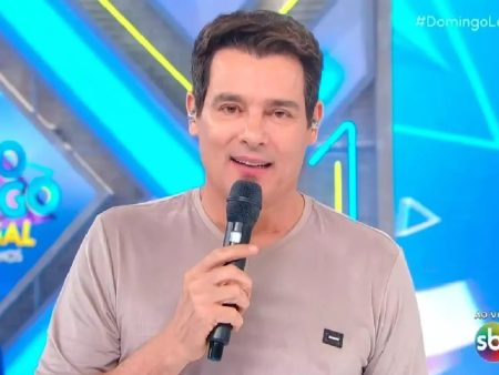 No SBT, Celso Portiolli surpreende com piada após saída de Eliana da emissora