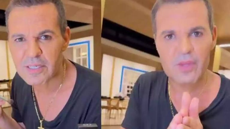 Eduardo Costa desabafa na web