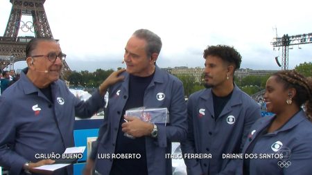 Globo vira alvo de críticas na abertura das Olimpíadas com Luis Roberto e Galvão Bueno