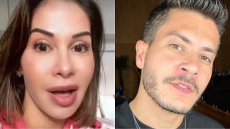 Maíra Cardi culpa Arthur Aguiar por filha dizer que cozinheiro tem “celular de pobre”