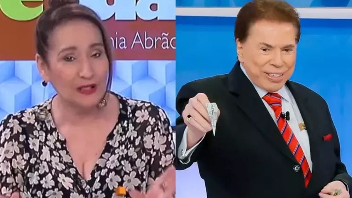 Sonia Abrão e Silvio Santos