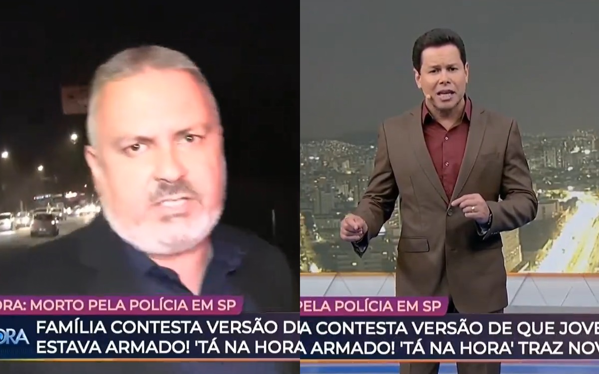 Marcão do Povo ameniza bombas da polícia contra equipe do SBT: “Se é que foram disparadas”