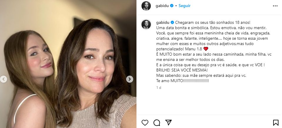 Post de Gabriela Duarte