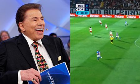 Morte de Silvio Santos: Narrador da Globo canta música icônica do apresentador durante jogo do Brasileirão