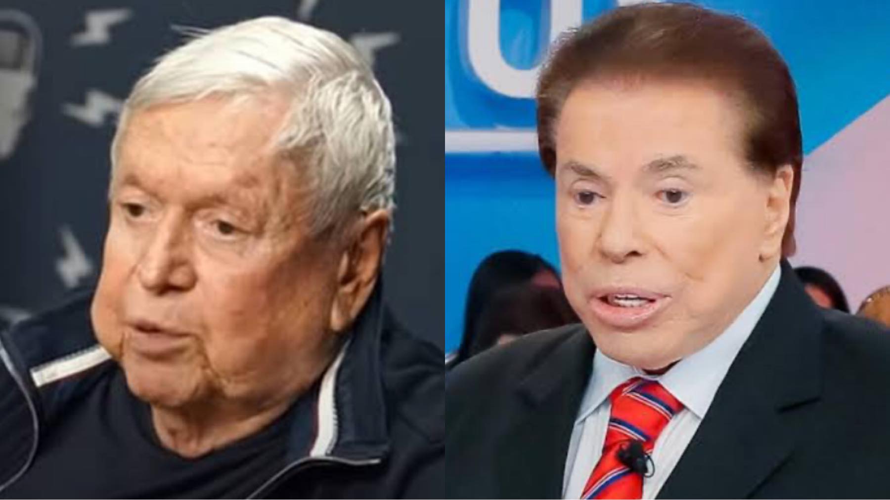 Boni e Silvio Santos