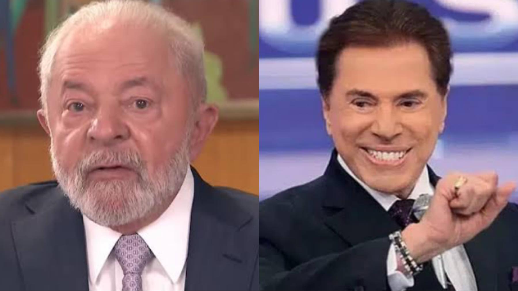 Lula e Silvio Santos