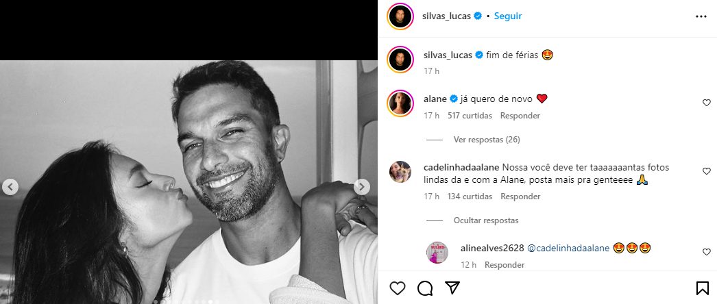 Alane Dias e Lucas Silva